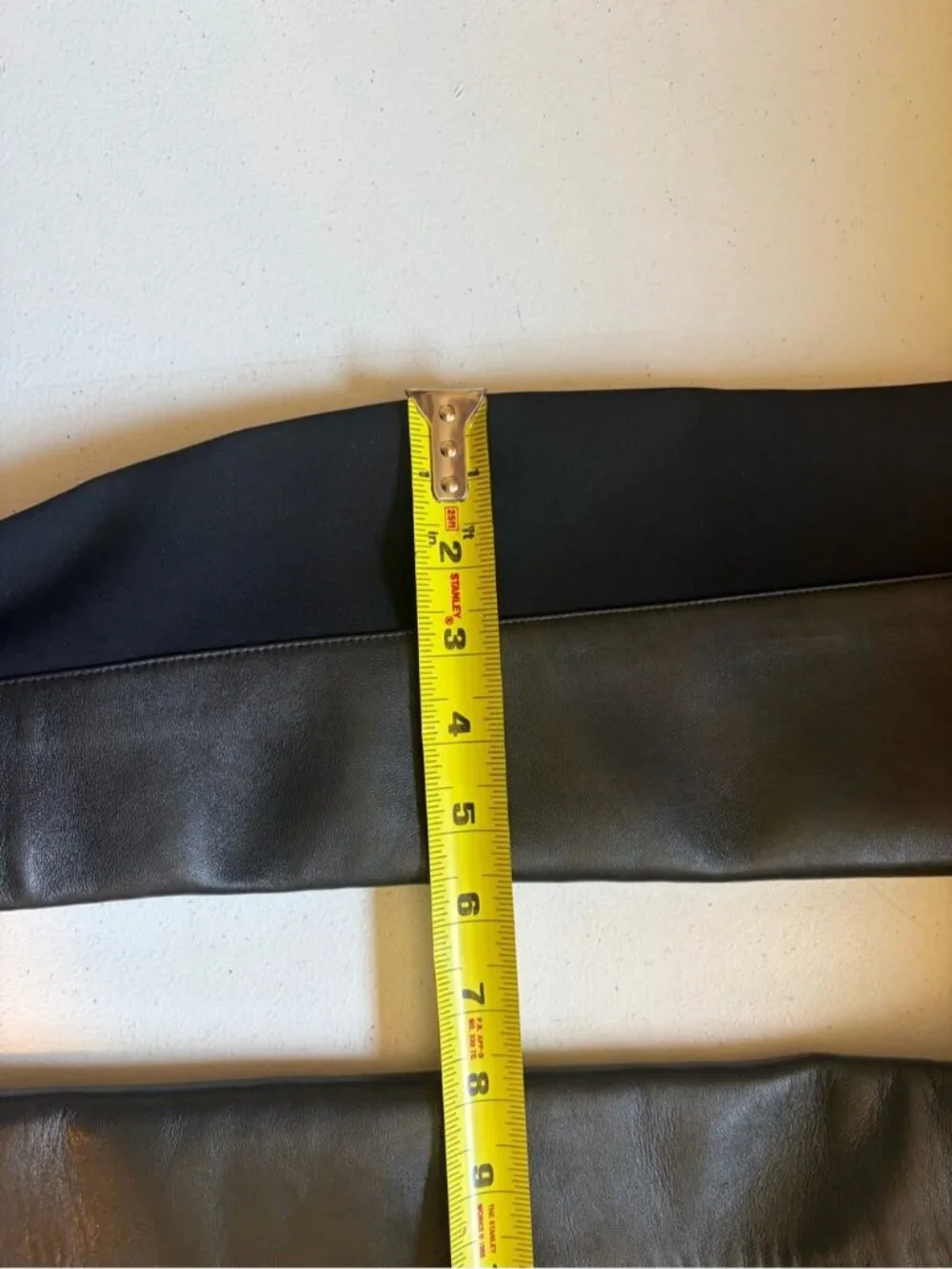 Stuart Weitzman Black Leather Stretch Over the Knee Lug Sole Boots size 35 4.5